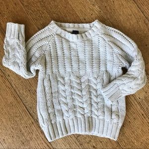 Gap Size 2T Wool Blend Cable Knit Sweater